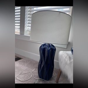 Navy Blue Lamp